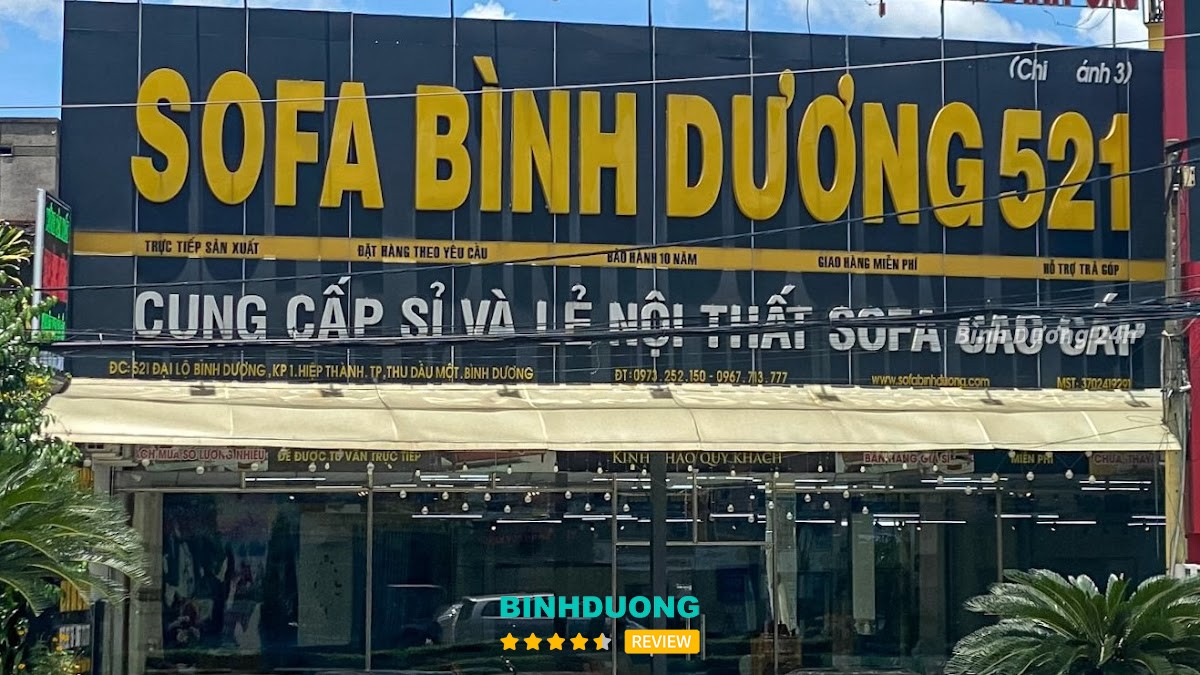 SOFA BÌNH DƯƠNG 521 Thủ Dầu Một