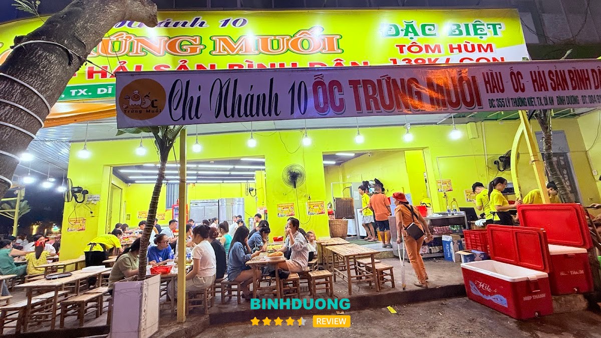 ỐC TRỨNG MUỐI 10 Dĩ An