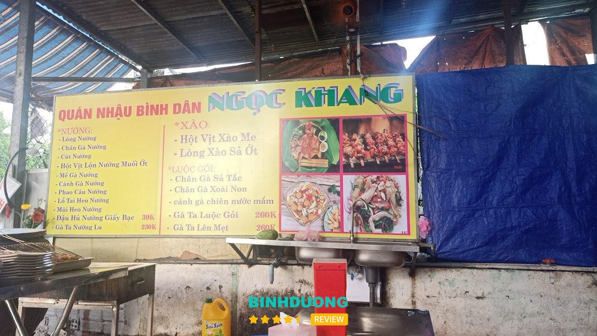 Quán nhậu Ngọc Khang Dĩ An