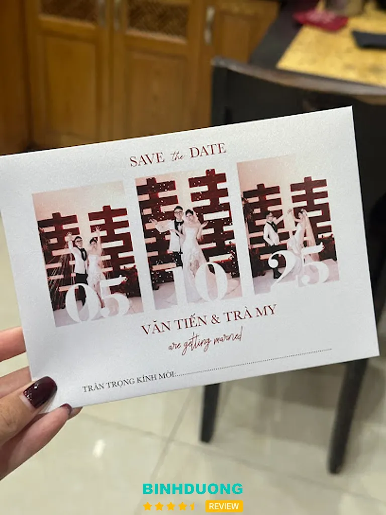 Thiệp Cưới Hồng Nhi: 262 Lý Thường Kiệt, Dĩ An